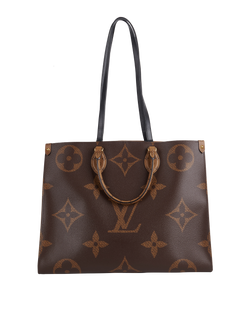 OnTheGo GM, Canvas, Monogram/Brown, NFC, DB, 2*